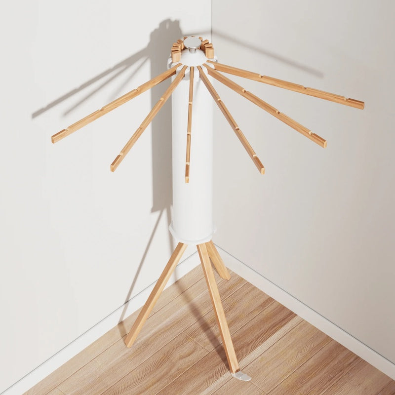 SmartRack tørrestativ i hjørne  – pladssparende og fleksibel løsning til små rum